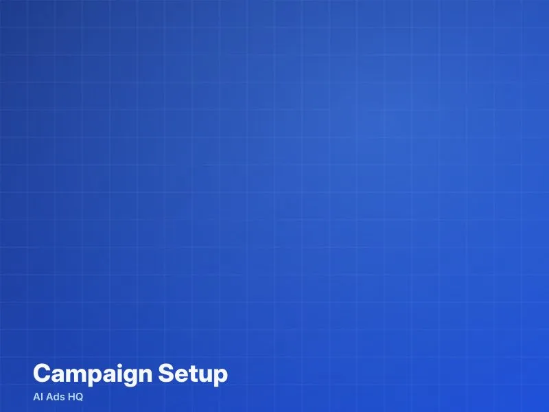AI Ad Campaign Setup