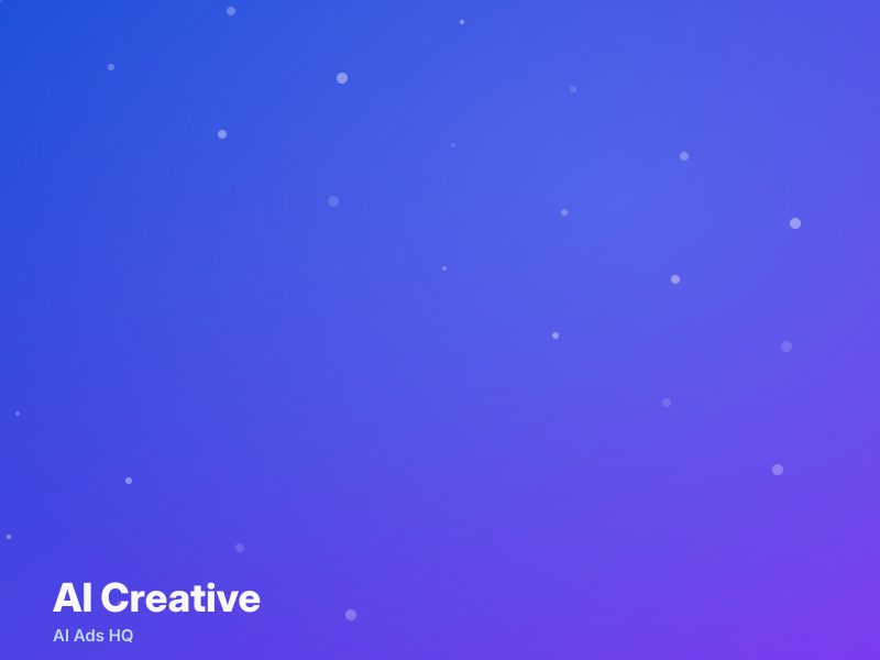 AI Creative Generation